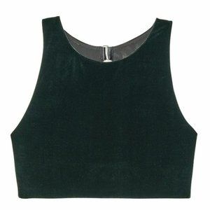 NWOT Victoria's Secret Sport High-Neck Bra Top XS dark green Christmas gift